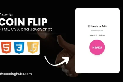 Coin flip using HTML CSS and JavaScript